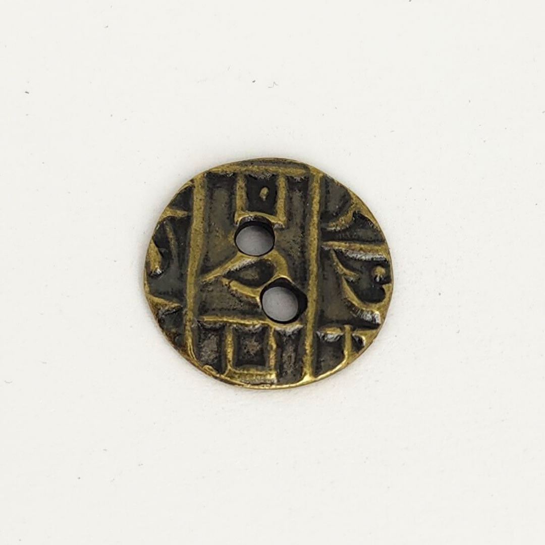Round Coin Button 17mm