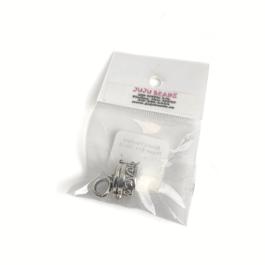 Round Pendant Prayer Box 10x13