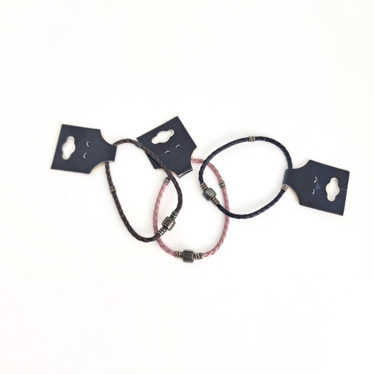 Leather Large-Hole Bracelet