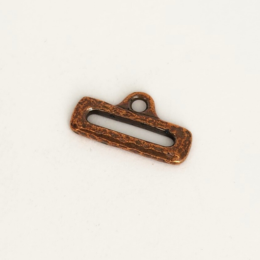 Distressed Slide w/Loop 19x10mm