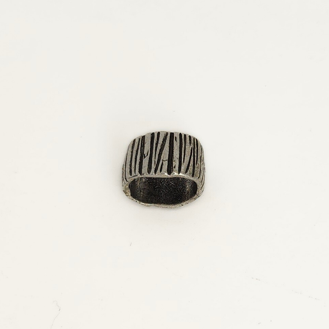 Antique Silver Tree Bark Spacer
