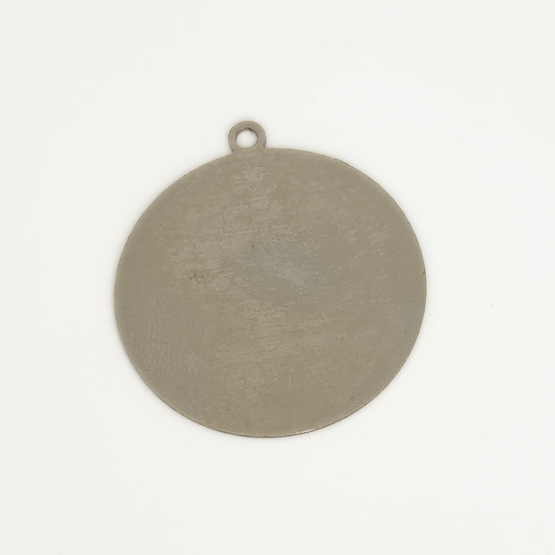 Circle w/Ring Nickel Silver 1"