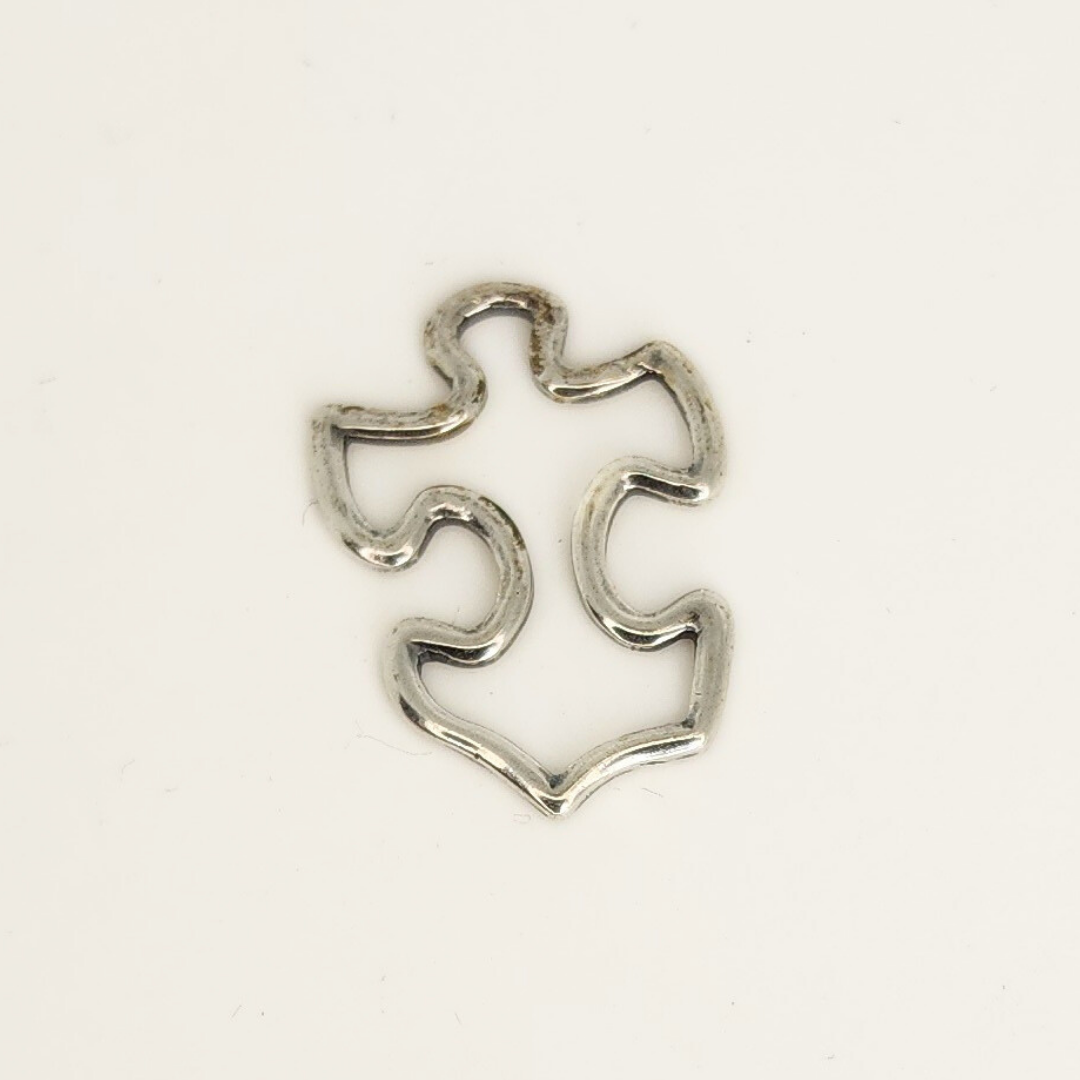 #3 Antique Silver Puzzle Piece Link 22mm