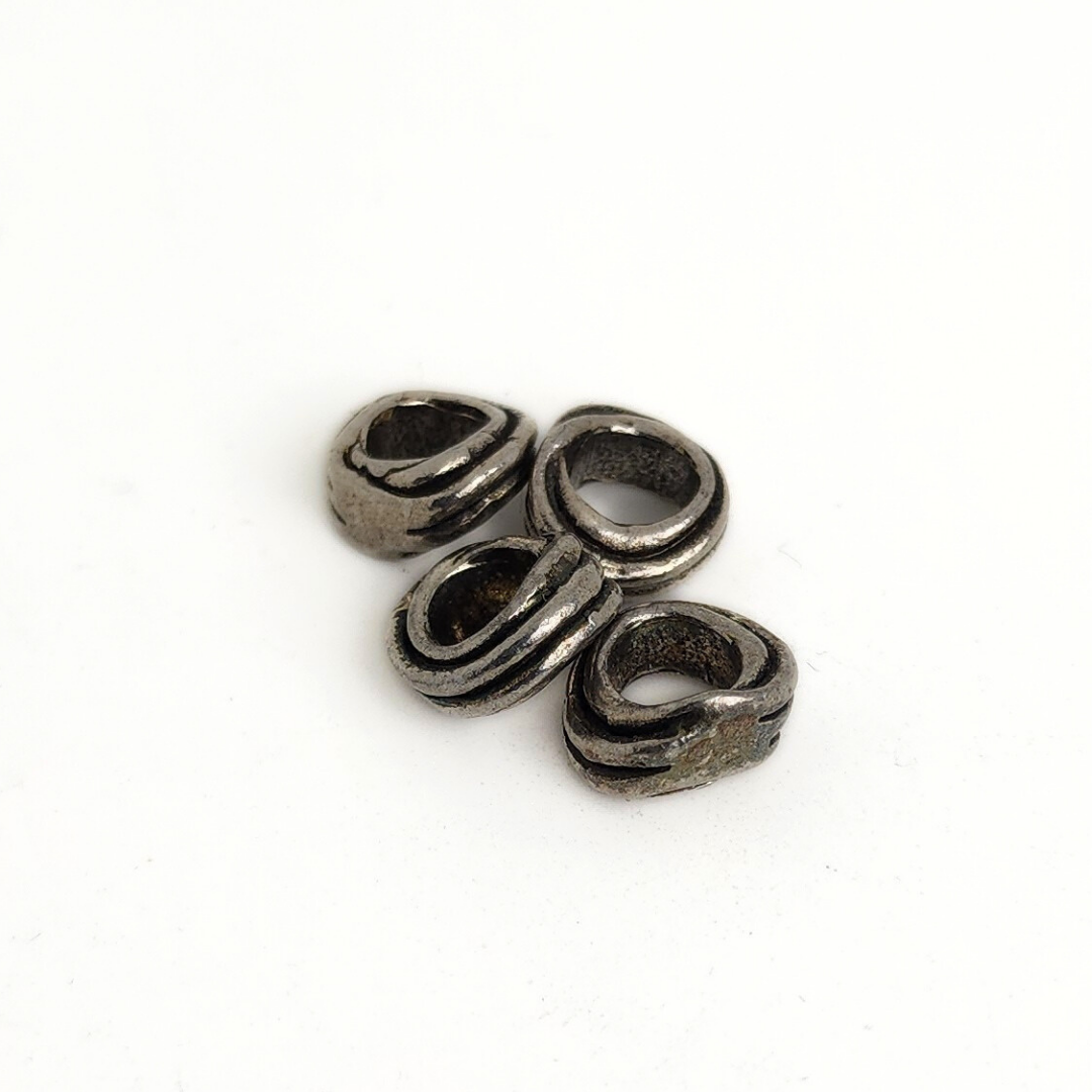 Silver Tube Coil Round