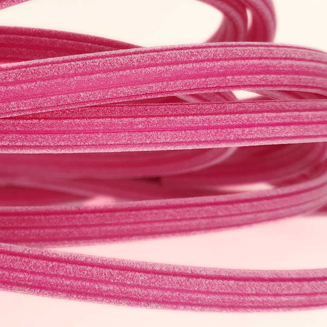 Pink Corduroy Rubber 10x7mm