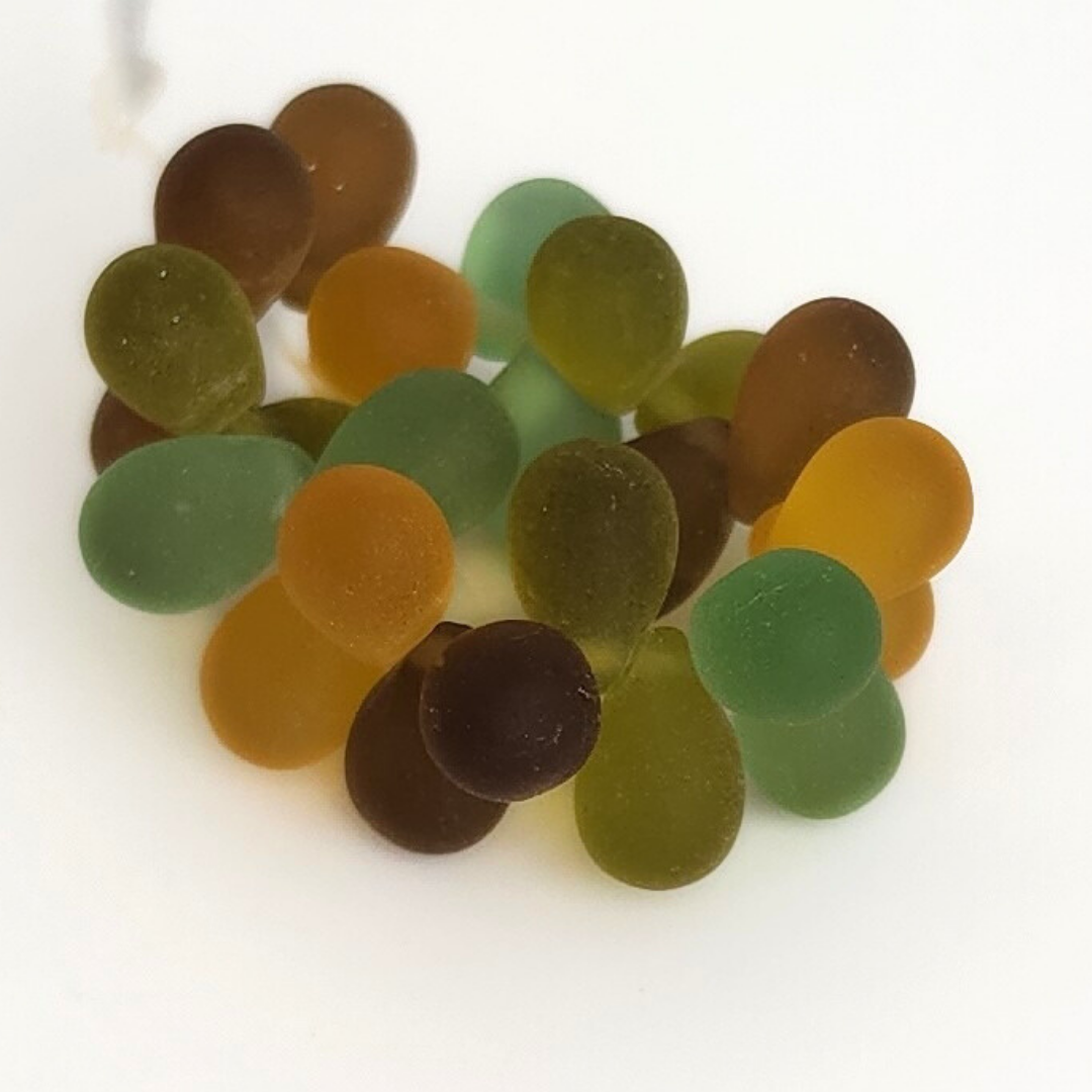 Fall Frost Mix Drops 9x3mm