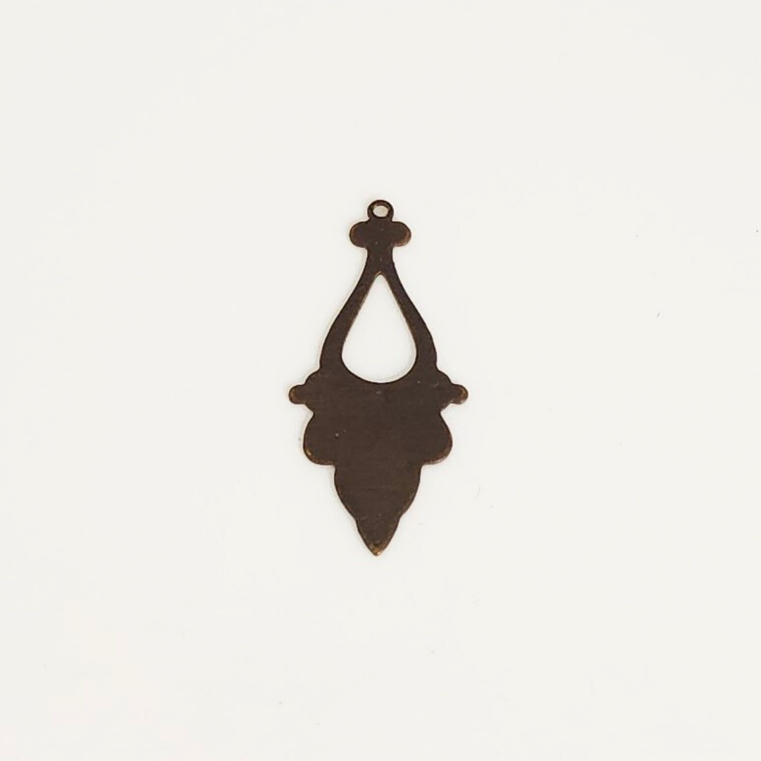 Open Georgian Drop 34x15mm