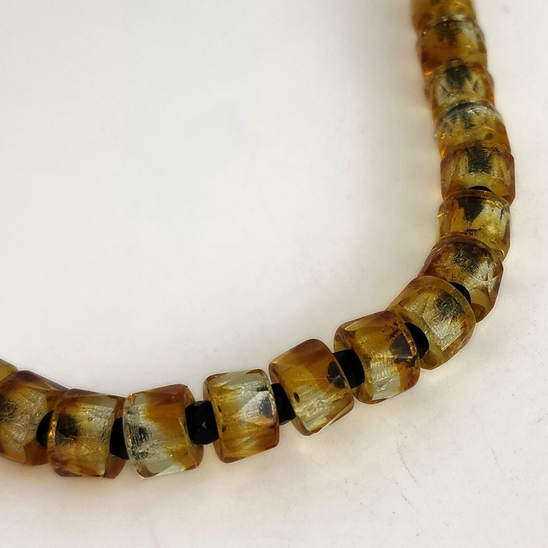 Topaz/Crystal Faceted Pony 5mm