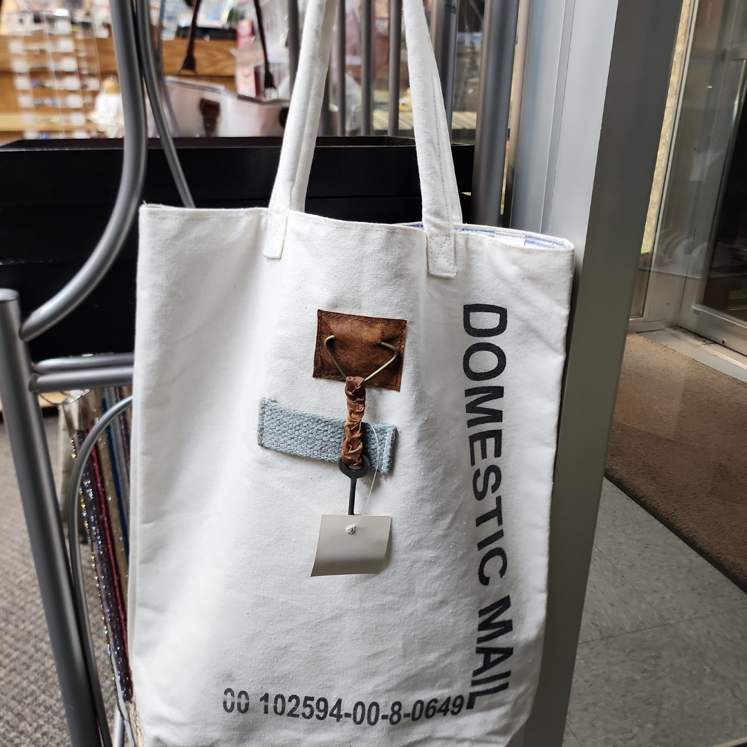 Domestic Mail Canvas Tote Bag