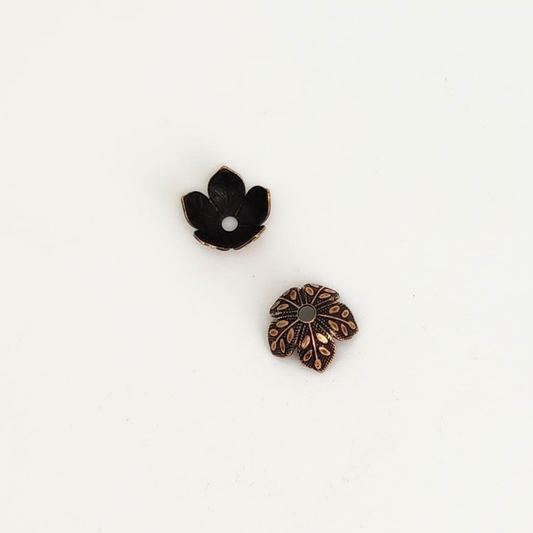Leaf Petal Bead Cap 8mm