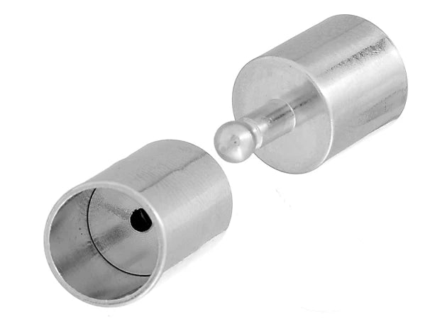 Silver Plug In Clasp 5mm