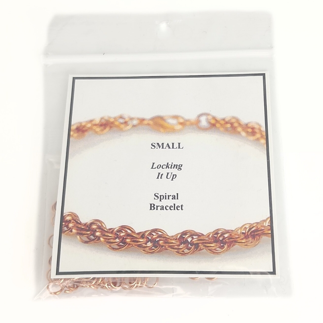 Small Copper Spiral Bracelet