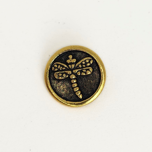 Dragonfly Button 17mm