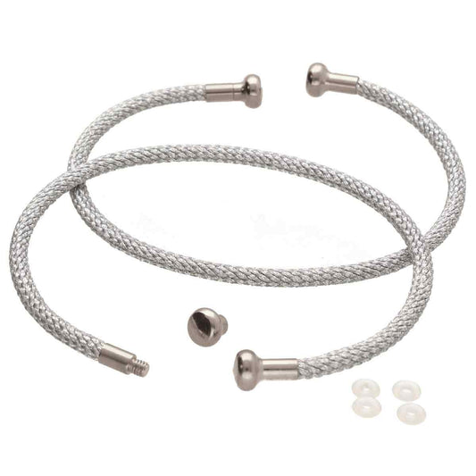 Silver Thread Metal Cuff