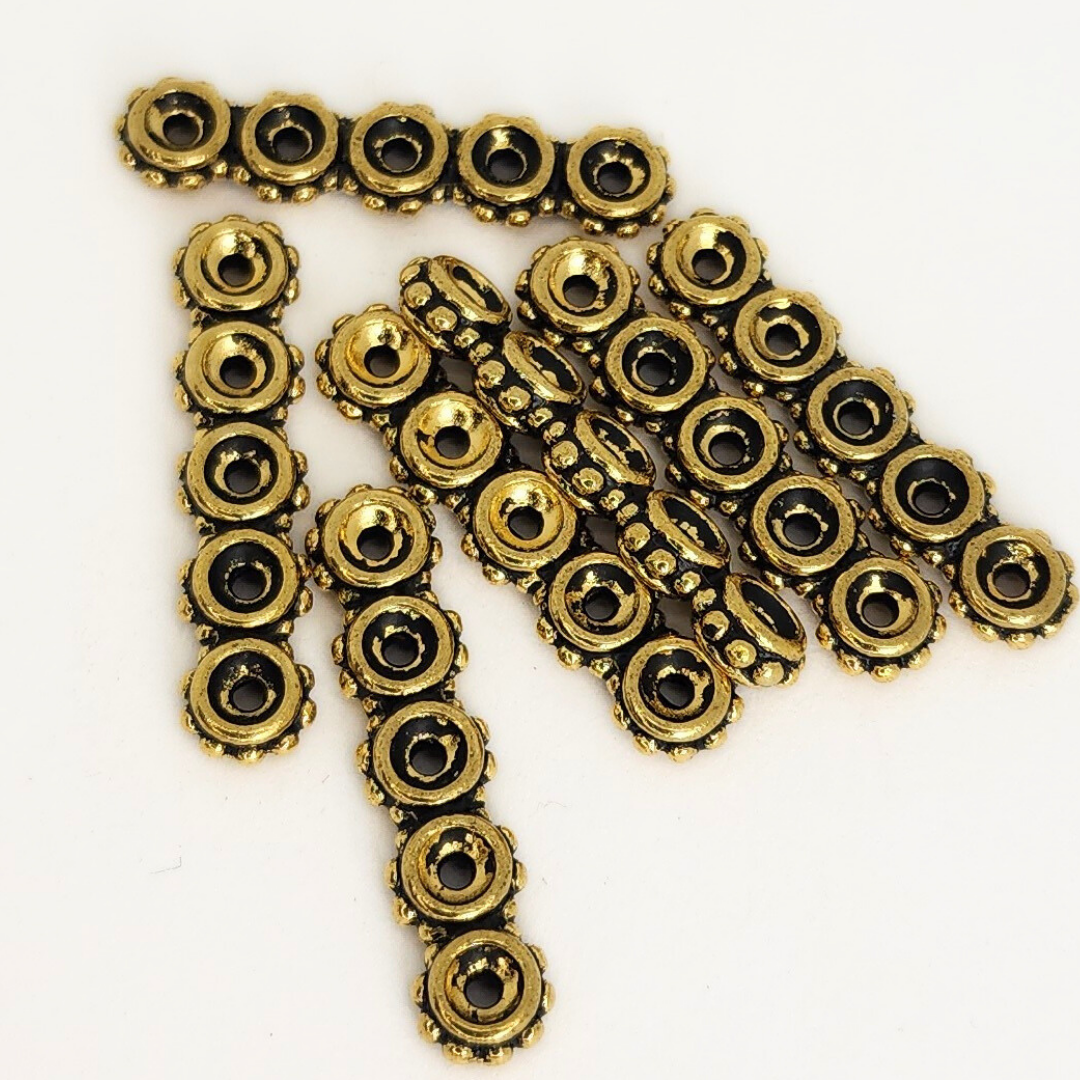 5 Hole Beaded Link