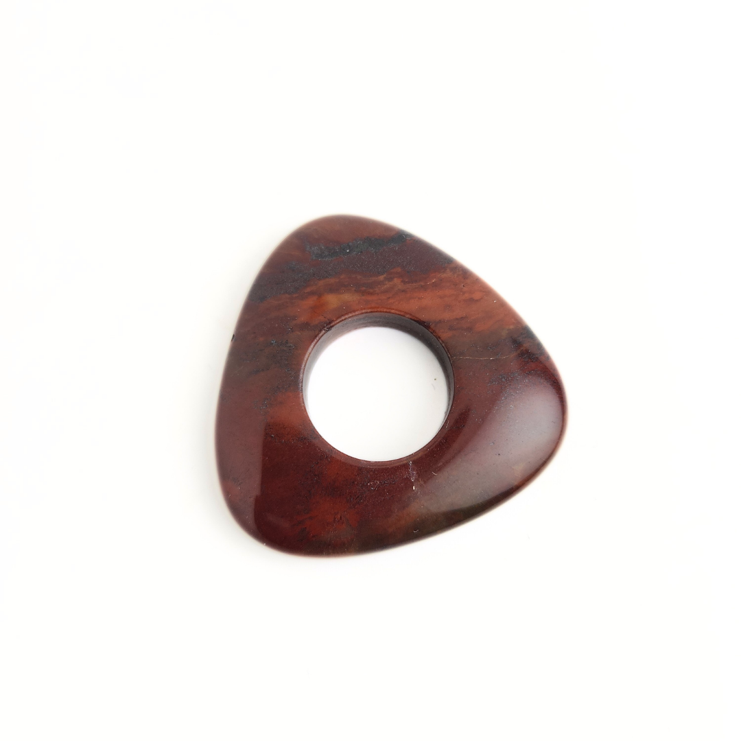 Rainbow Jasper Triangle 40mm