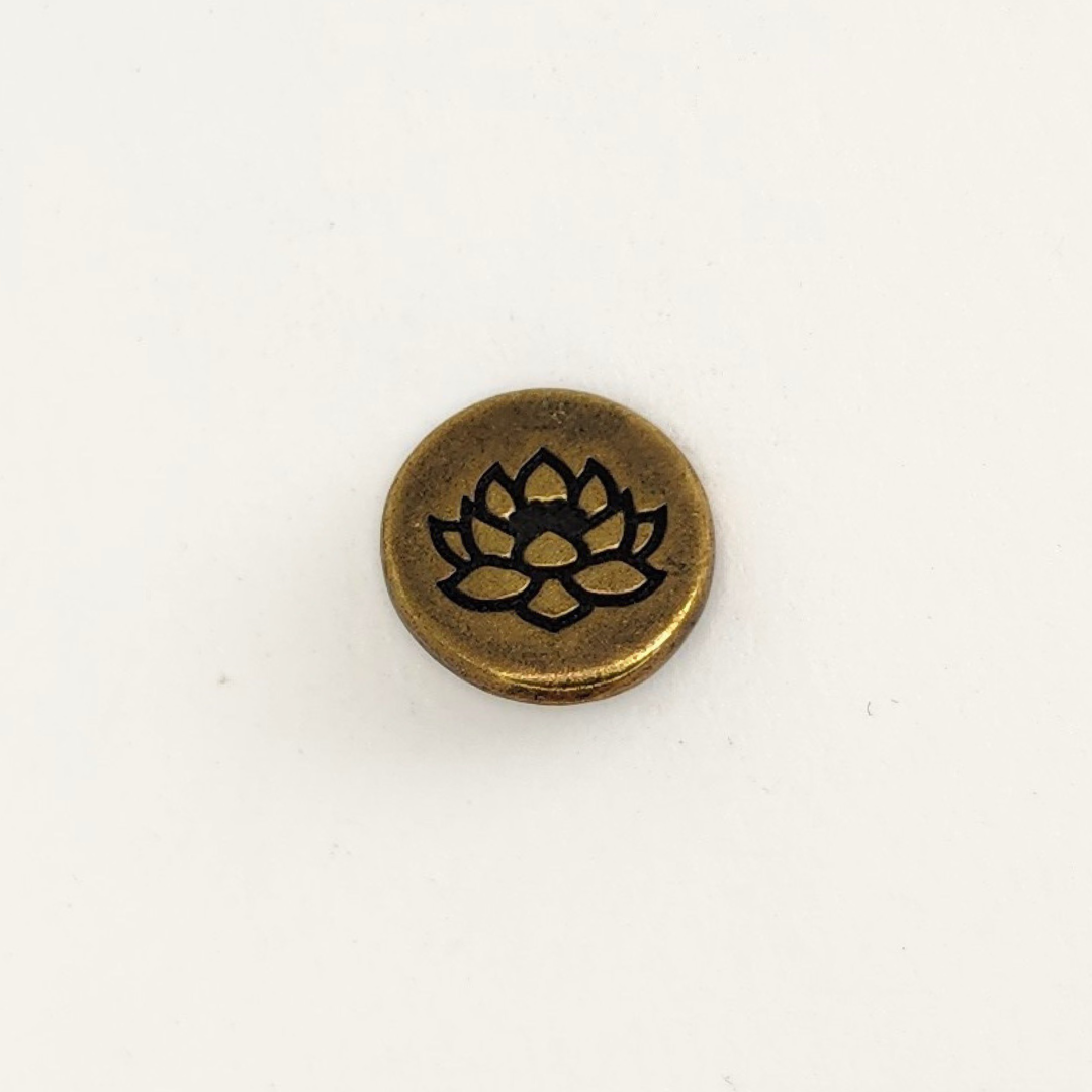 Lotus Button 12mm