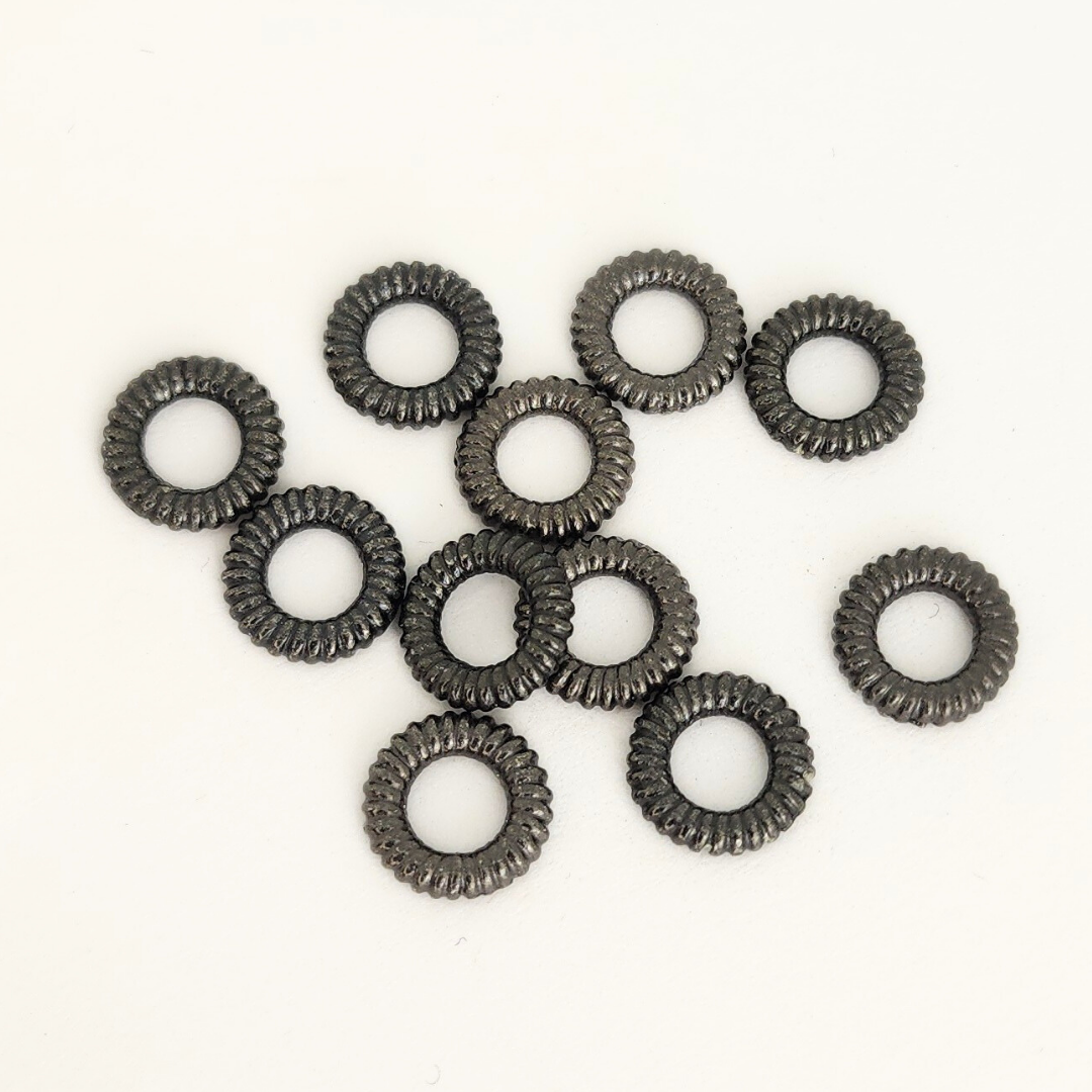 Coiled Ring Large Hole 10mm