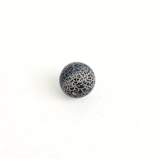Black Fire Agate Round