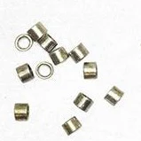Antique Silver Crimp Tube 2x2mm