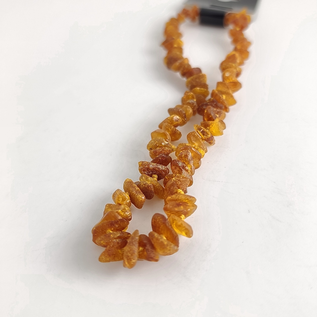 Honey Amber Necklace 13"