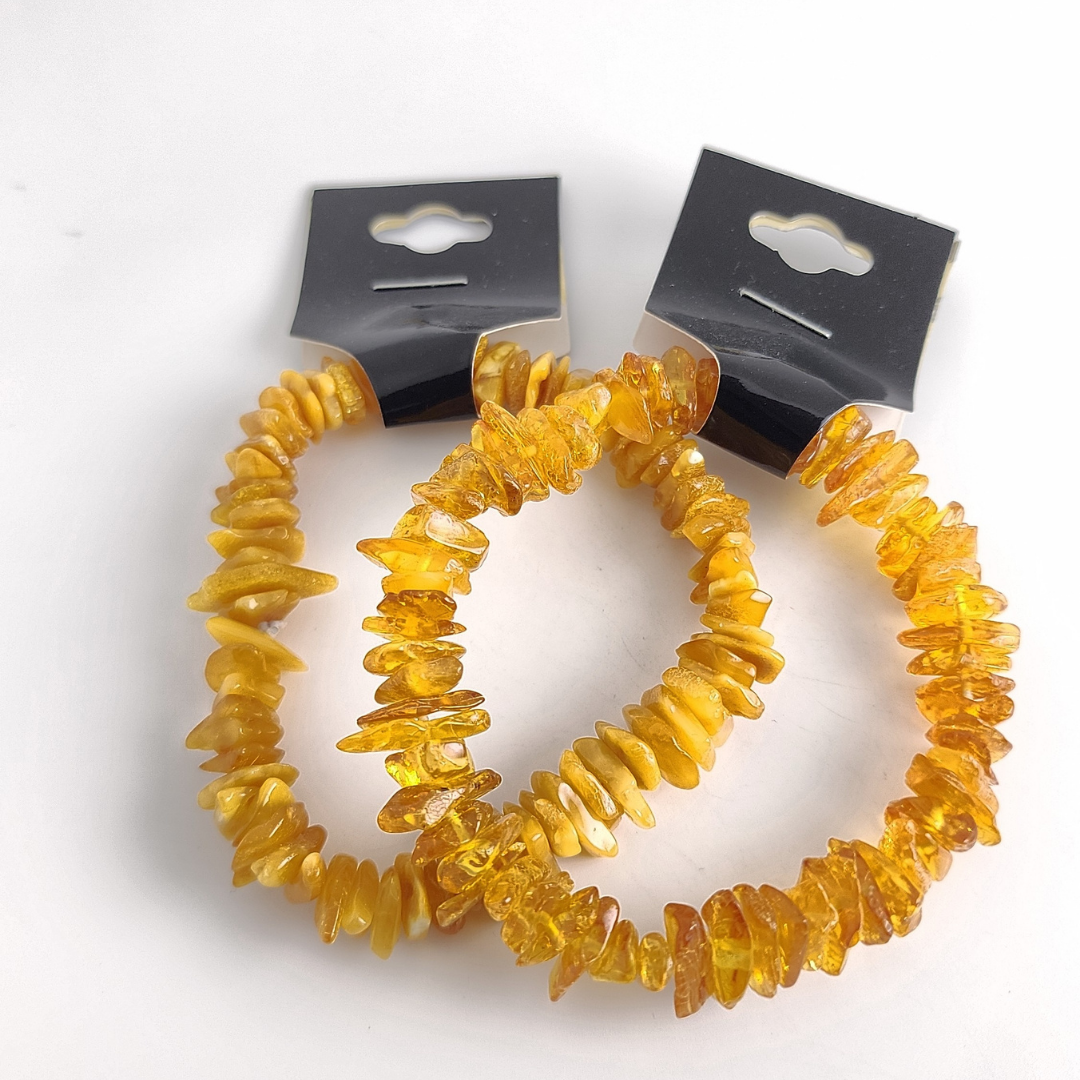 Amber Bracelet Various 8"