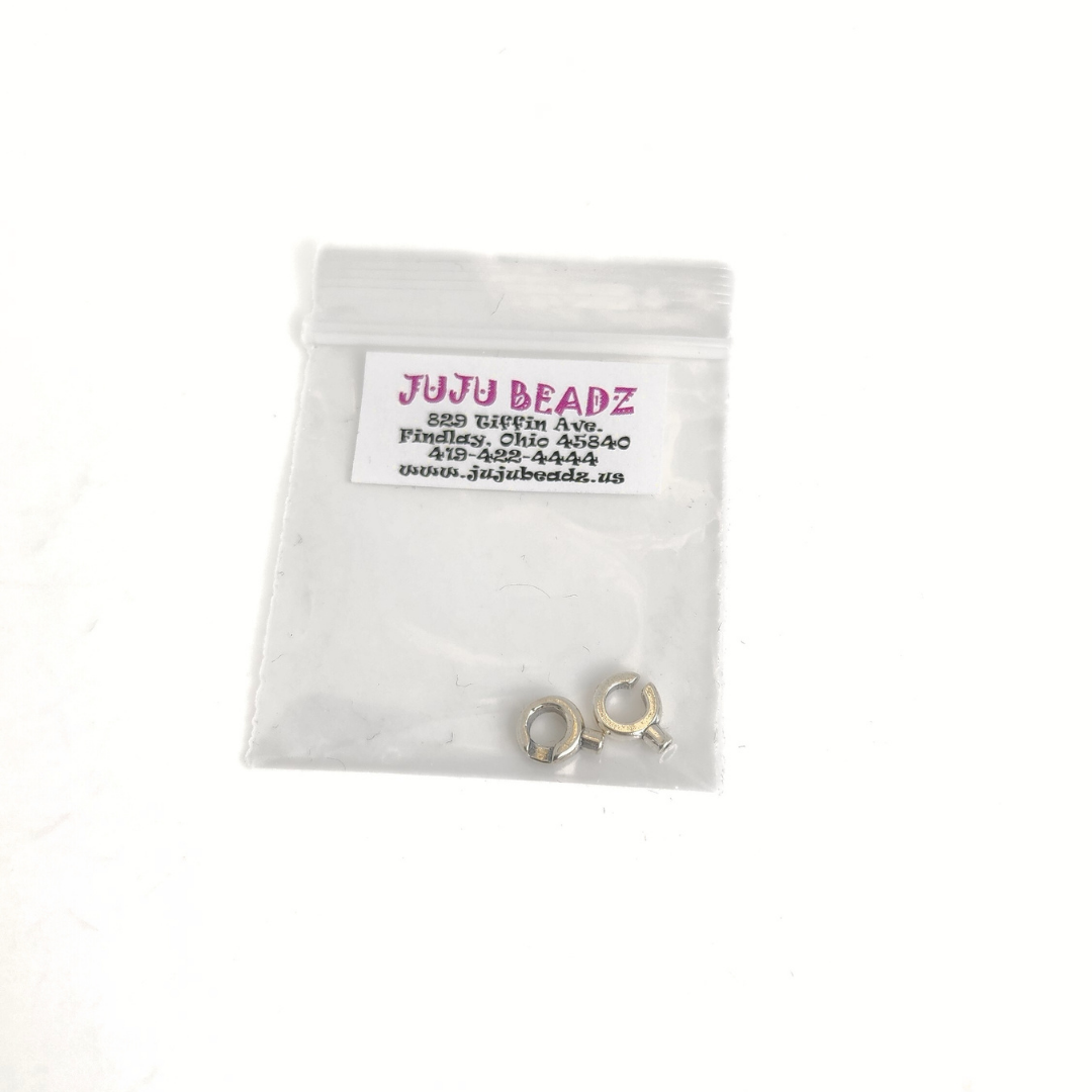 Circle/Circle Crimp Clasp 13x6mm