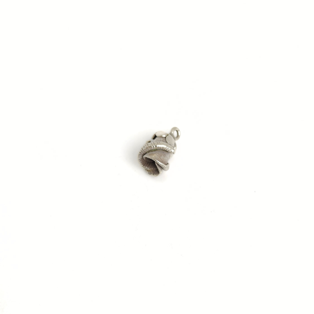 Open Rose Bud Pendant 19mm
