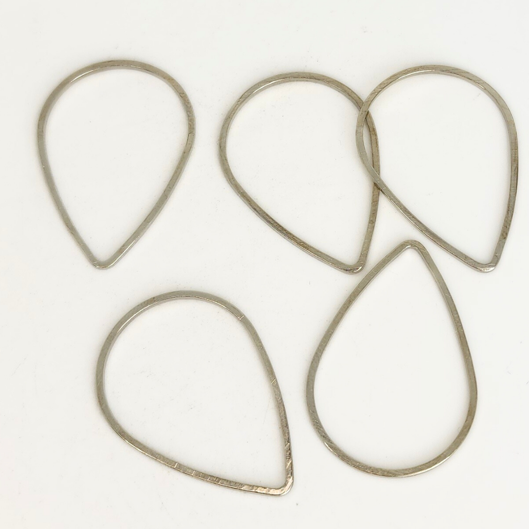 Silver Pear Frame 31x22mm
