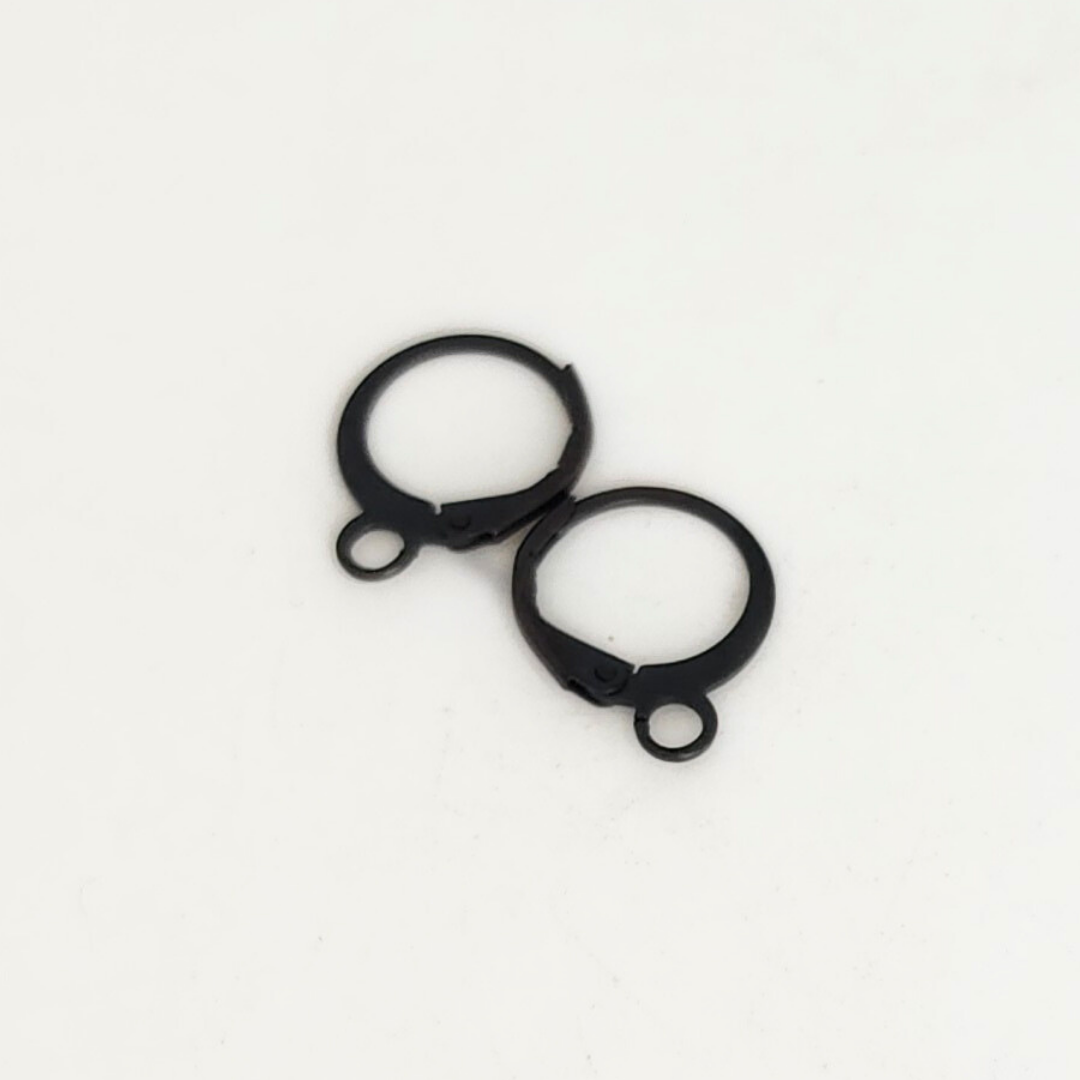 Black Leverback 12x14mm