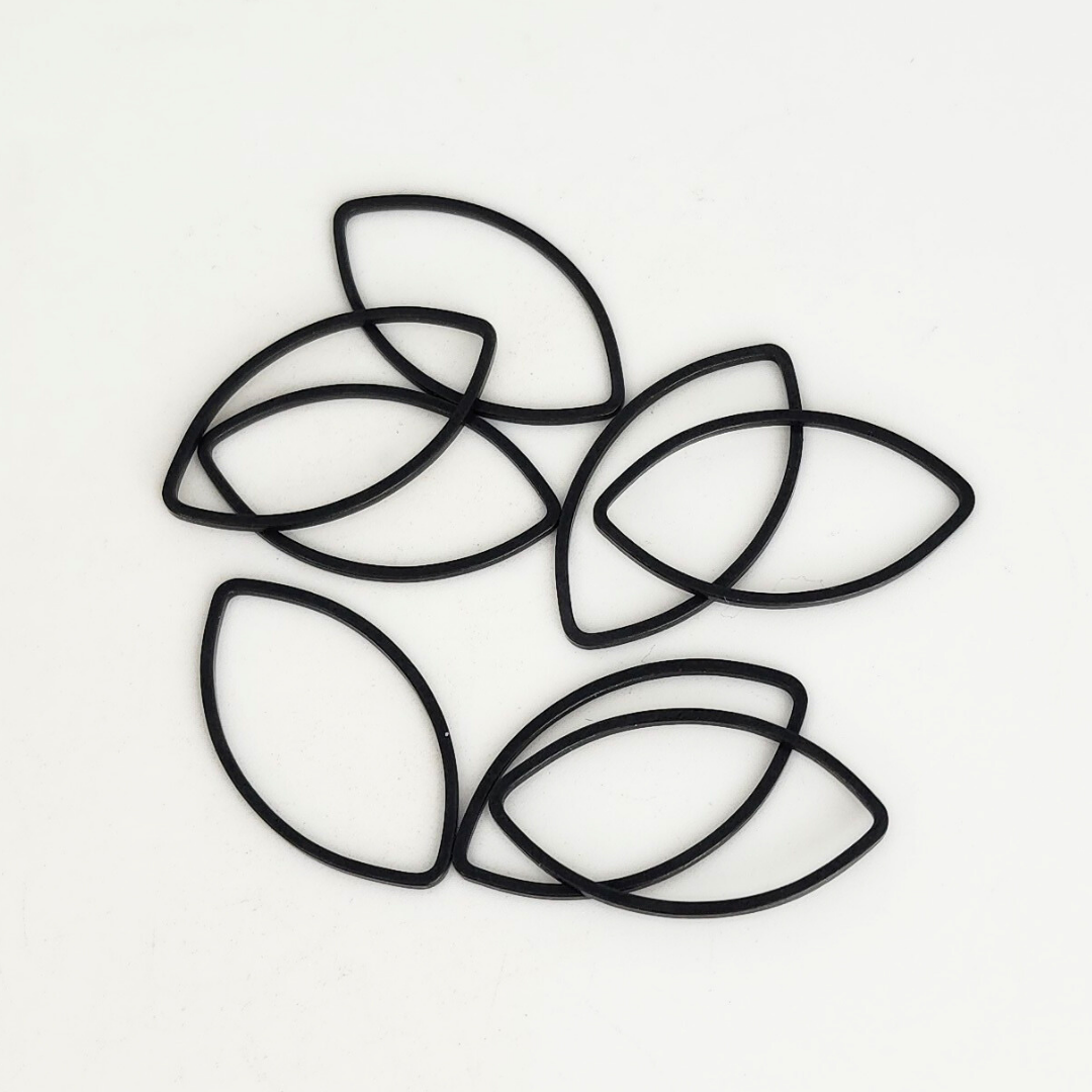 Black Marquise Frame 25mm