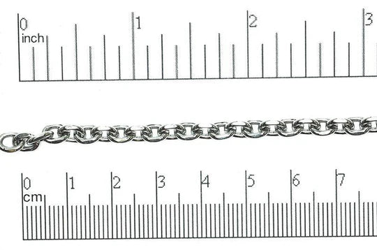 Faceted Cable Chain 5mm