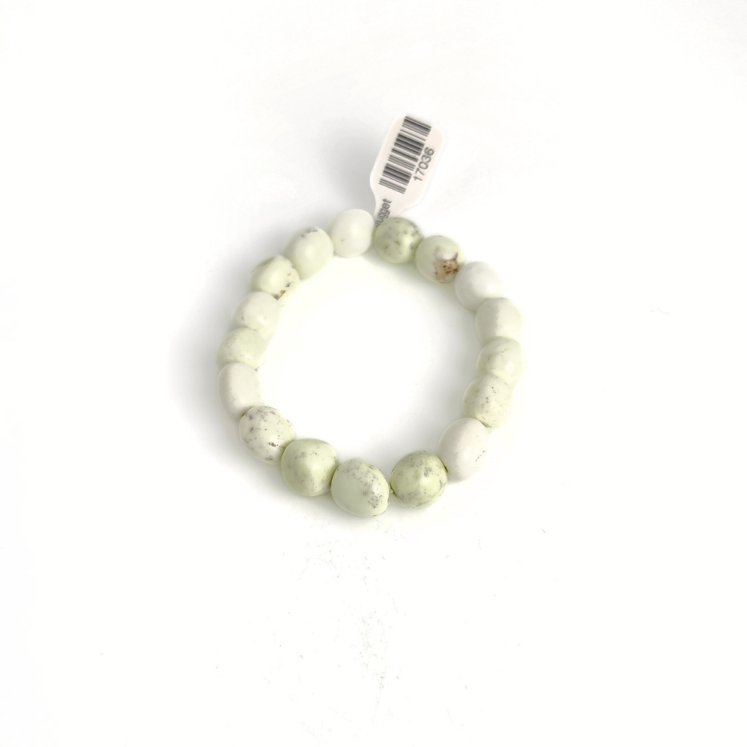 Lemon Chrysoprase Nugget Stretch