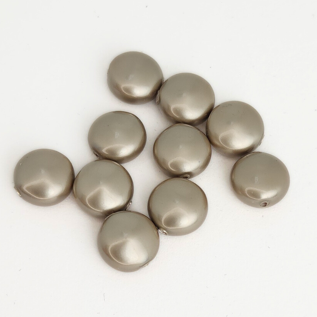 Platinum Pearl Coins 10mm