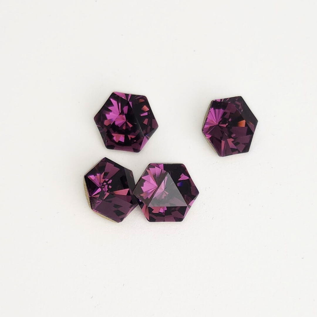 Kaleidescope Hexagon 9x10mm
