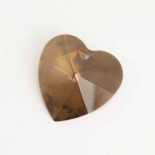 Strass Heart Pendant 28mm