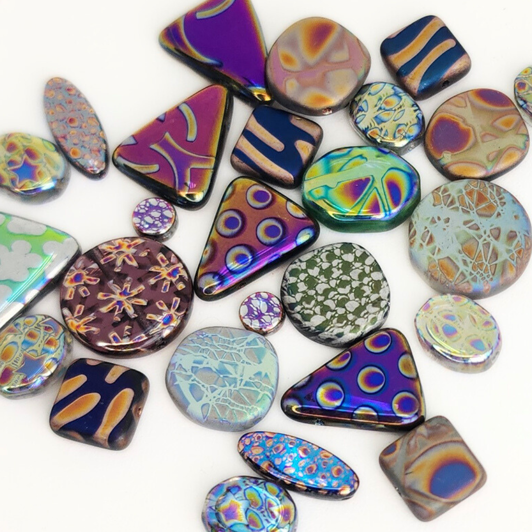 Coated Czech Glass Mix