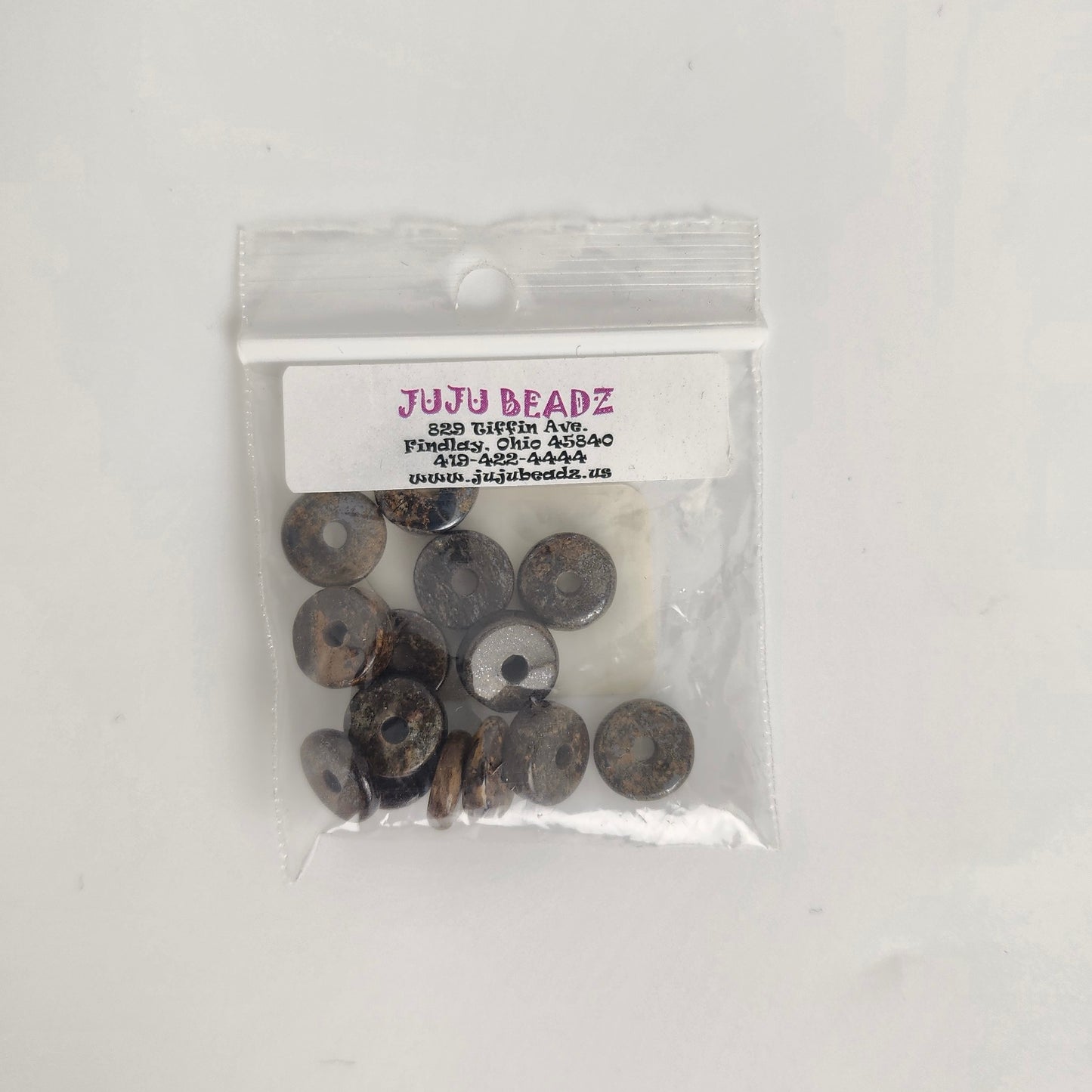 Bronzite Disk 10mm