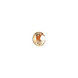 Gold Filled Micro Crimp Cover 2.4mm