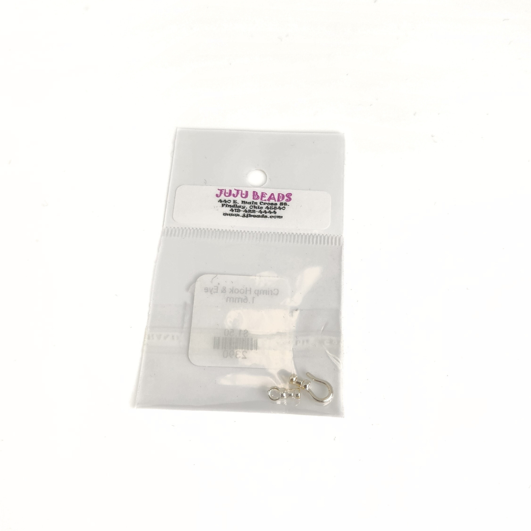 Crimp Hook & Eye 1.6mm