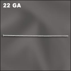 Brass Head Pin 22g 2"