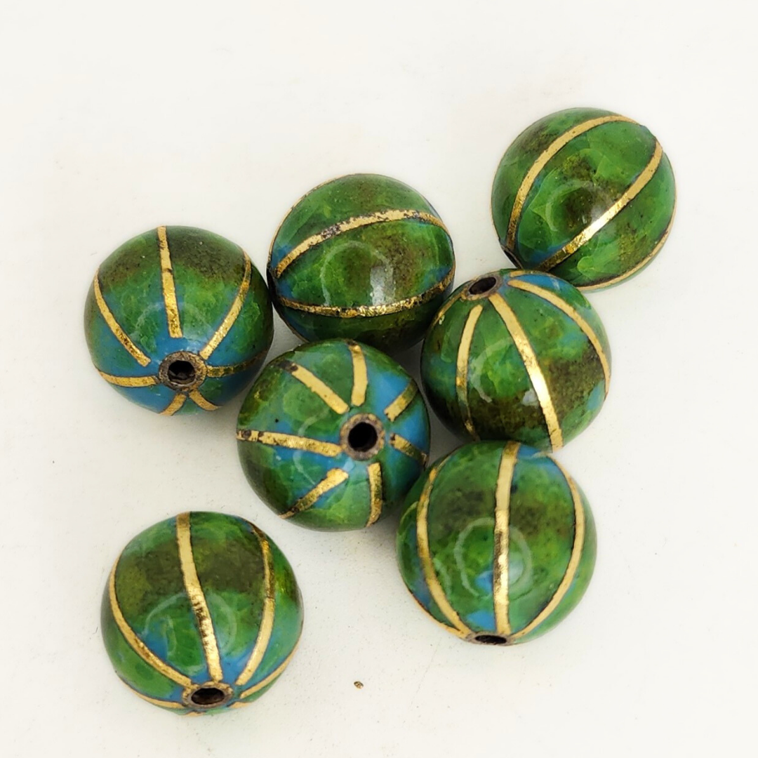 Green Gold Cloisonne