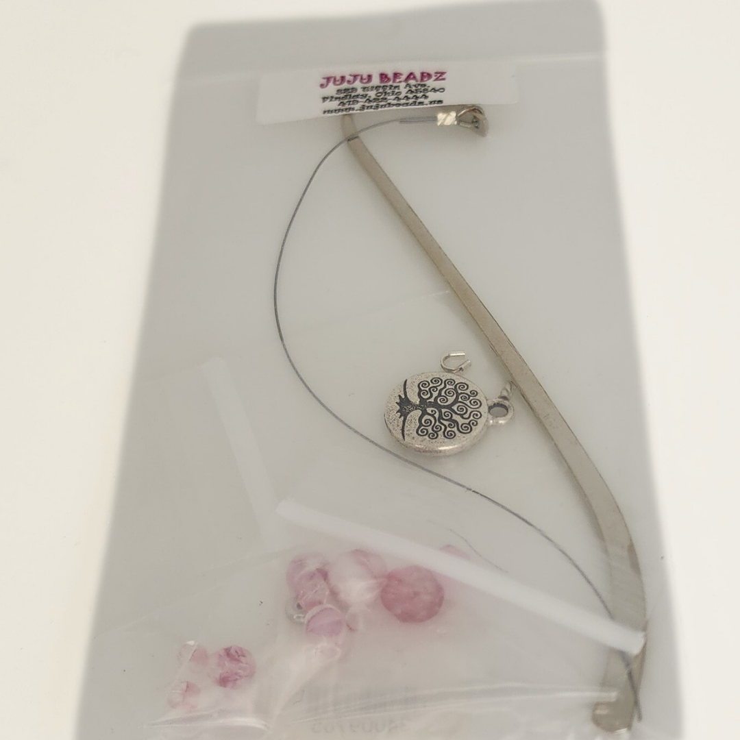 Pink Tree of Life Bookmark Kit