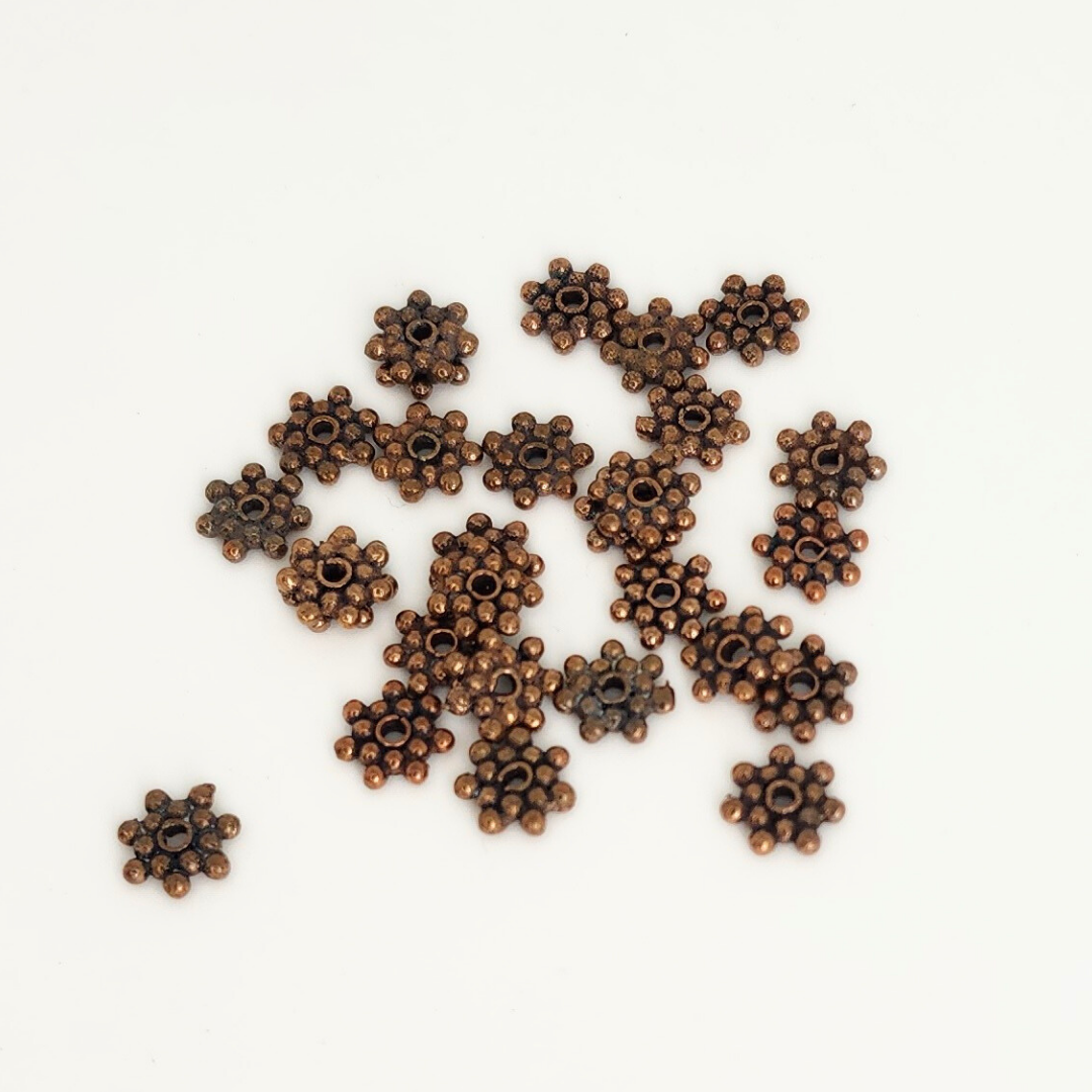 Snowflake Daisy Spacer 7mm