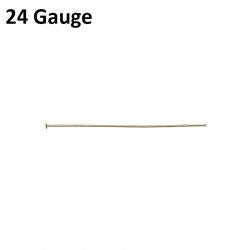 .020 Gold Filled Head Pin 24g