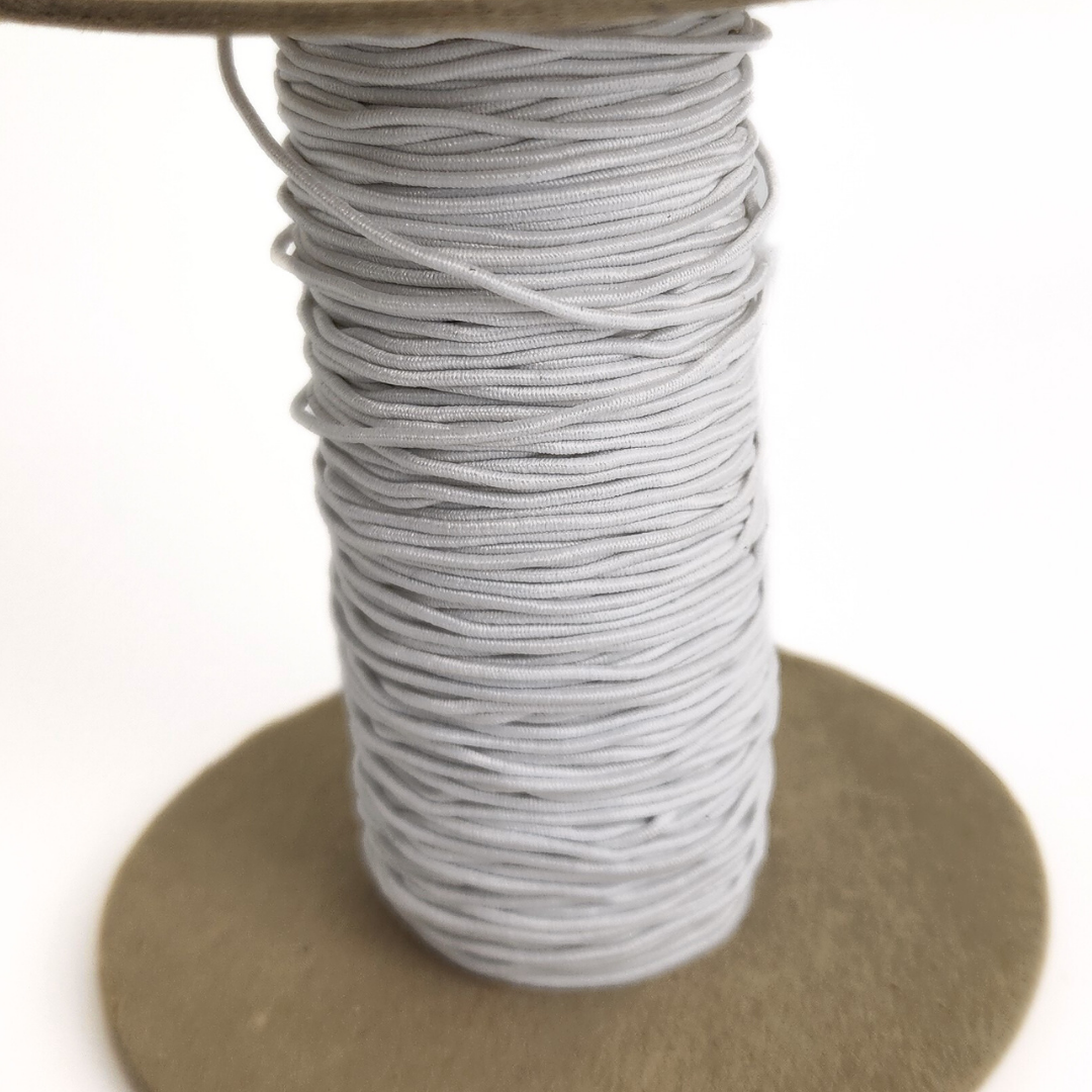 White Elastic Cord .8mm