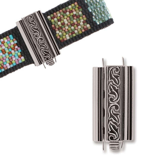Swirl Beadslide 10x24mm