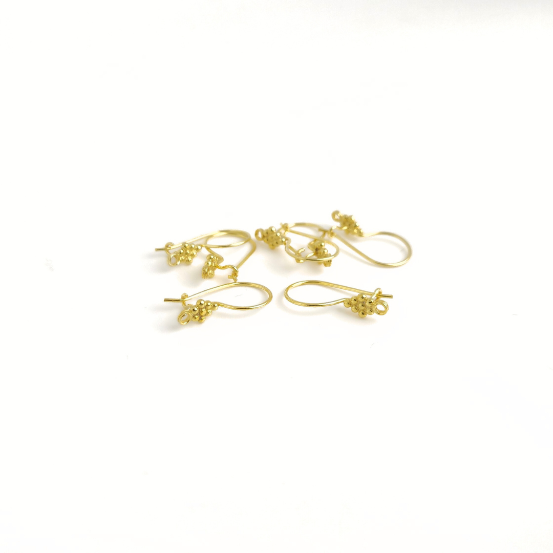 Gold Plated Fancy Earwire 18.5mm