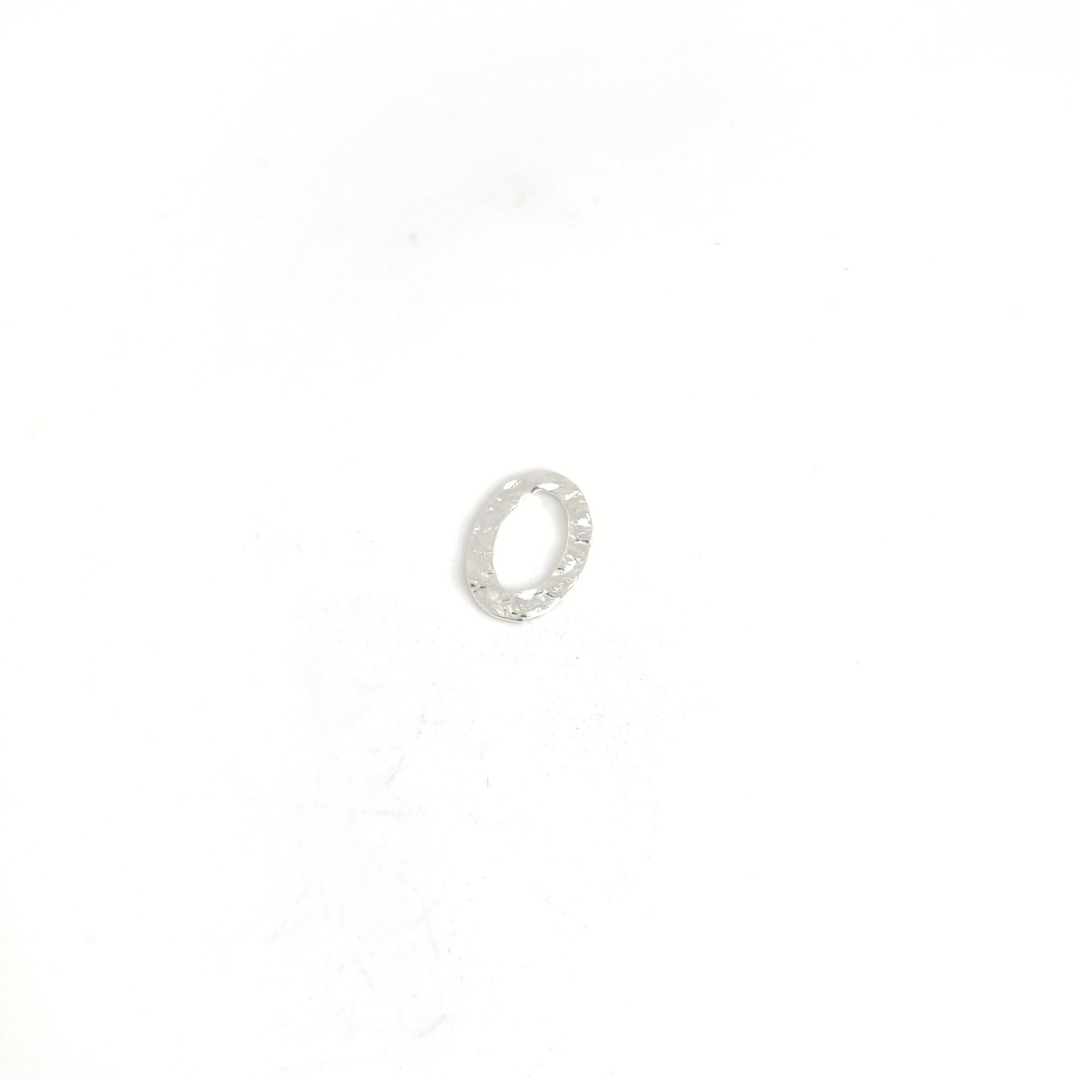 Oval Hammered Ring