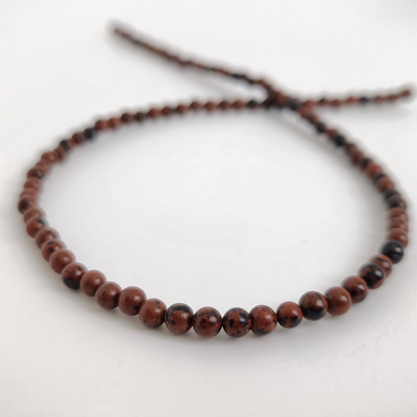 Mahogany Obsidian Round 4mm